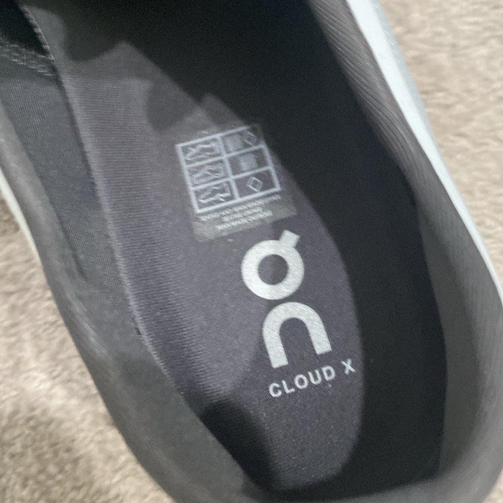 NWOT On Cloud Mens Running Light Gray Cloud X Athletic Shoes - Picture 3 of 5